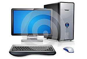 Realistic Desktop Computer