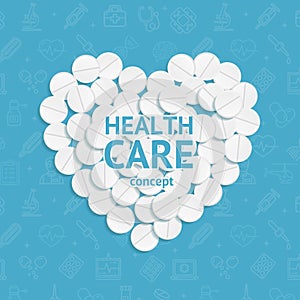 Realistic Detailed 3d Health Care Concept Medical Tabletes Set. Vector