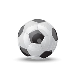 Realistic Detailed 3d Soccer Ball. Vector