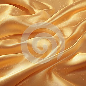 Realistic and detailed golden silk fabric texture enhances visual appeal