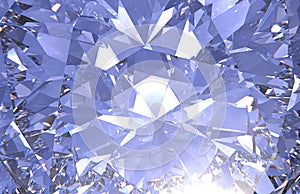 Realistic diamond texture close up, 3D render