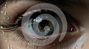 Realistic Eye With Drops: A Stunning Cryengine Artwork