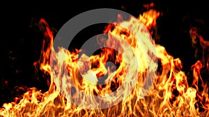 Realistic Fire with alpha, HD, loopable, easy integration into video.