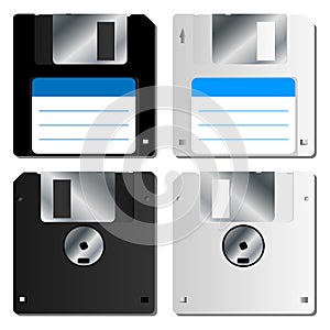 Realistic floppy disk