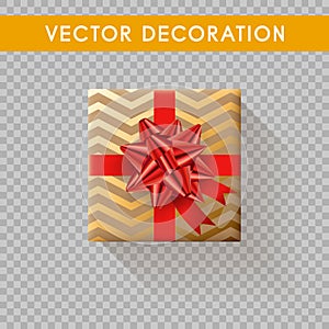 Gift boxes without background. Vector illistration