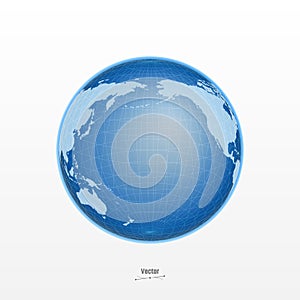 Realistic globe shape
