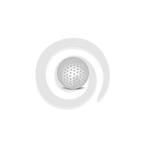 Realistic golf ball icon. Vector illustration eps 10