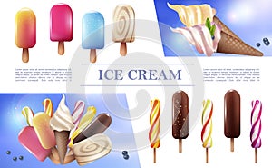 Realistic Ice Cream Concept
