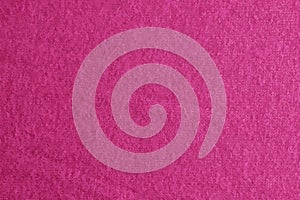 Realistic illustration of a lilac-pink knitted carpet close-up. Textile texture on a lilac-pink background. Detailed warm yarn