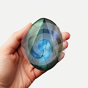 Realistic Labradorite Gemstone Sticker - High Quality 4k Image