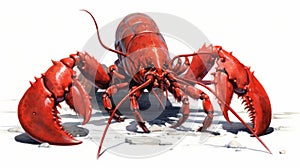 Realistic Lobster Illustration By Mike Mignola