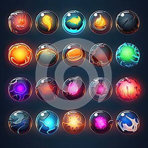 realistic magic sphere game ai generated