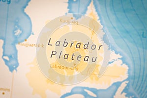 The Realistic Map of Labrador Peninsula.