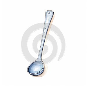 Realistic Measuring Spoon Illustration In Children\'s Book Style