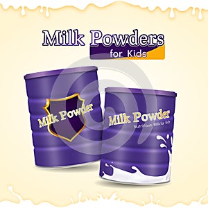 Realistic Milk Powders for Kids