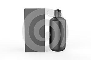 Realistic mockup bottle for drinks.