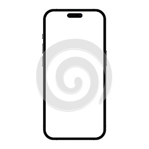 Realistic mockup template phone