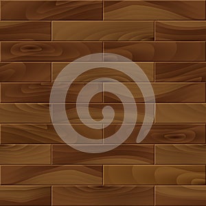 Realistic Natural Dark Brown Wood seamless pattern. Wooden plank, textured board, wooden floor or wall repeat texture