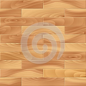 Realistic Natural Light Brown Wood seamless pattern. Wooden plank, textured board, beige floor or wall repeat texture