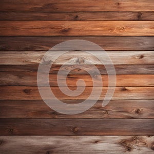 Realistic new wooden background with rusty colors in a mid-range ai generated