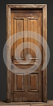 Realistic Old Wooden Door Model For 3ds Max
