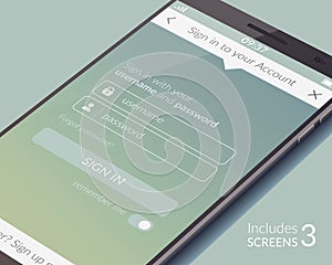 Realistic Phone Design Concept