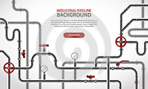 Realistic Pipeline Background