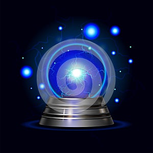 Realistic Plasma Sphere Magic Crystal Composition photo