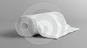 realistic plastic bag roll