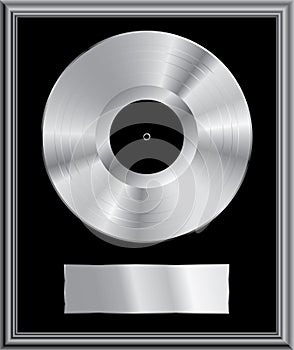 platinum vinyl frame