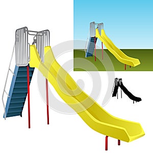 Realistic Playground Slide