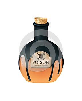 Realistic Poison Bottle