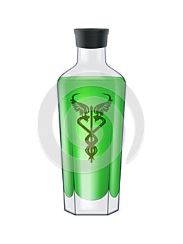 Realistic Poison Bottle