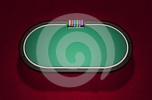Realistic Poker Table
