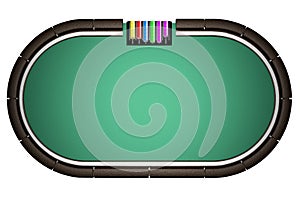 Realistic Poker Table