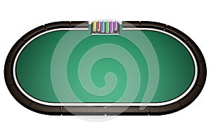 Realistic Poker Table