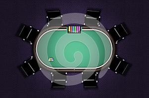 Realistic Poker Table
