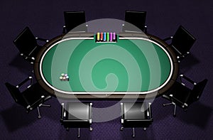 Realistic Poker Table