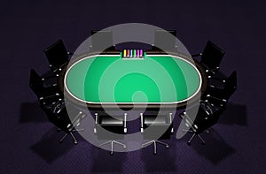 Realistic Poker Table