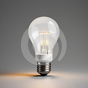 Realistic Rendering Of A Baroque Energy Light Bulb