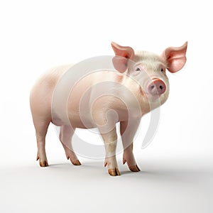 Realistic Renderings Of A Small White Pig: A Satirical Approach