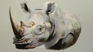 Realistic Rhino Illustration: A Scary And Creepy Masterpiece By Joshua Hoffine