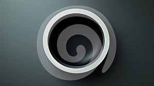 Realistic round overlay shadow strips laid out on a transparent background, complete with soft-edged gradient shadows photo