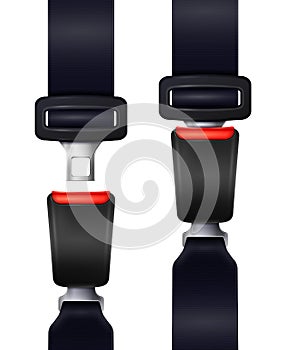 Realistic Seat Belts Set