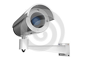 Realistic Security camera set. CCTV surveillance system
