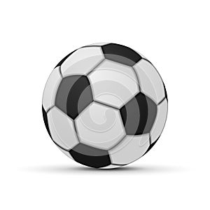 Realistic Soccer ball isolated