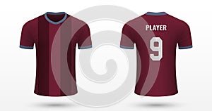 Realistic soccer shirt