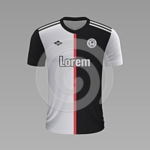 Realistic soccer shirt 2020