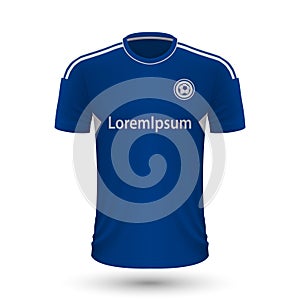 Realistic soccer shirt Schalke