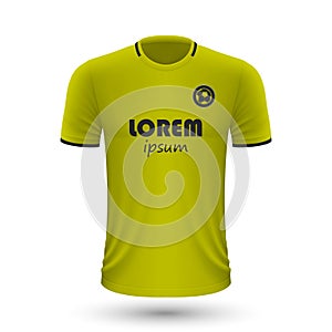 Realistic soccer shirt Villareal photo